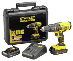 Stanley FatMax - 1 3AH Hammer Drill With 2 Batteries- 18V